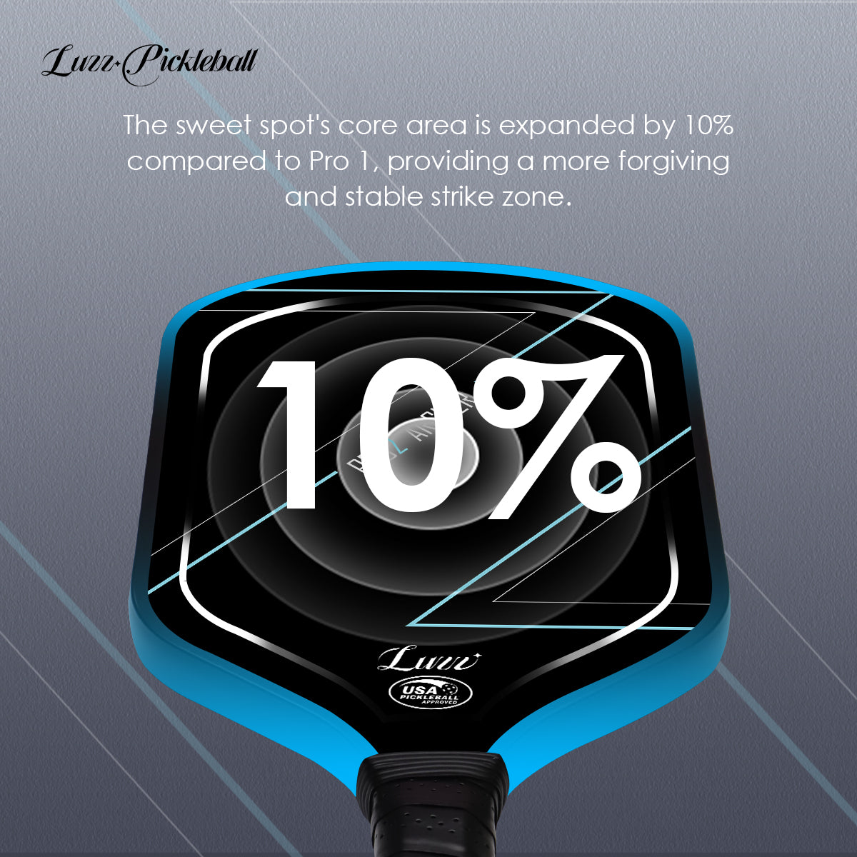 Luzz Pro 2.0 Archer Professional Pickleball Paddle - Elevating Power, Precision, and Performance