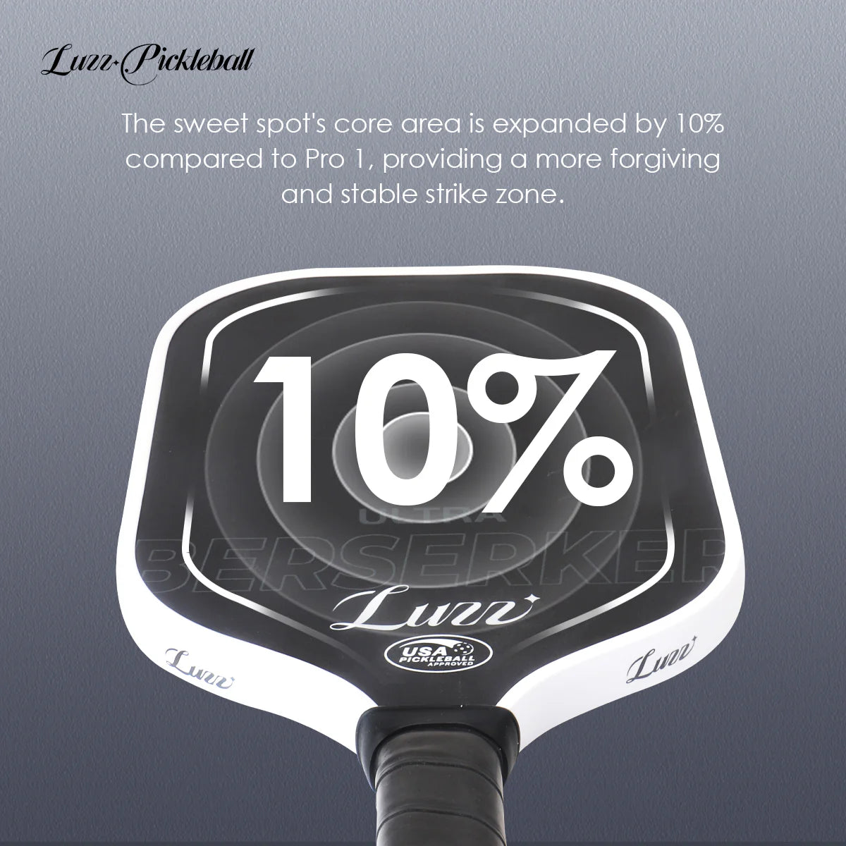 Luzz Pro 2.0 Berserker Professional Pickleball Paddle - Elevating Power, Precision, and Performance