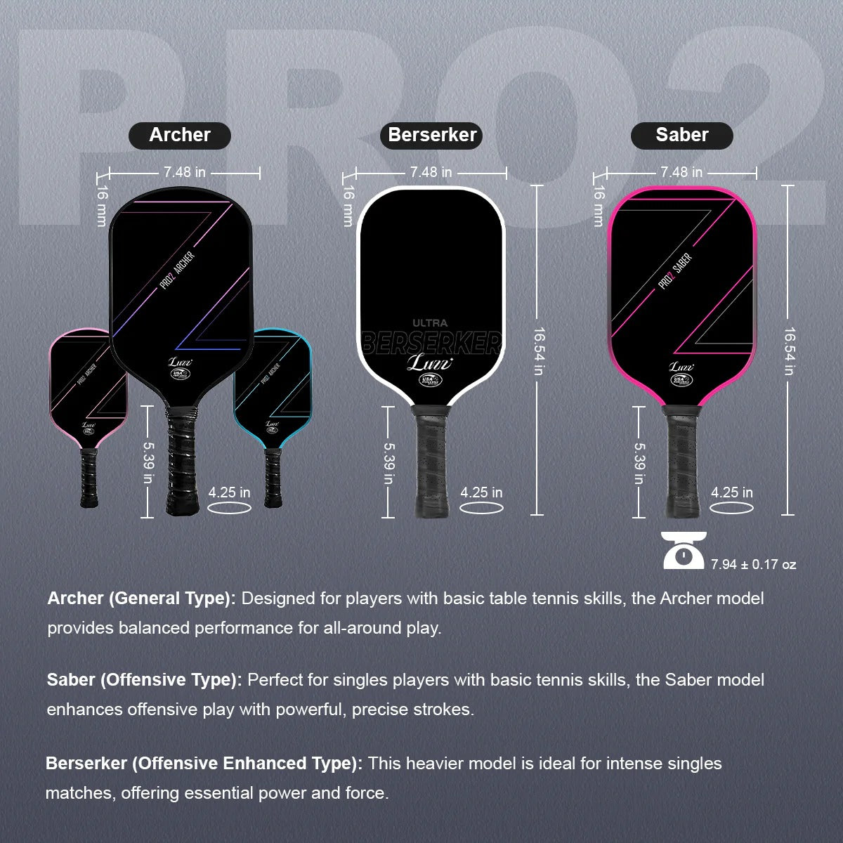 Luzz Pro 2.0 Professional Pickleball Paddle - Elevating Power, Precision, and Performance