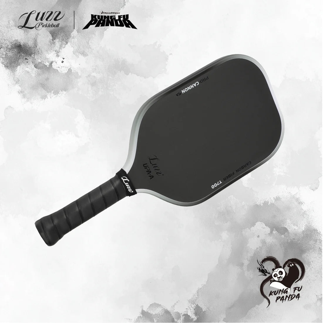 Luzzpickleball Kung Fu Panda Cannon T700 Carbon Friction Surface|Thermoformed