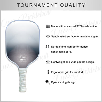 Luzzpickleball Fog Original Paddle (16mm) T700 Carbon Fiber