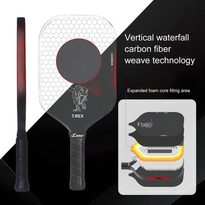 Luzzpickleball Jurassic Cannon Paddle T700 Carbon Friction Surface|Thermoformed 5.0' (1 reviews)