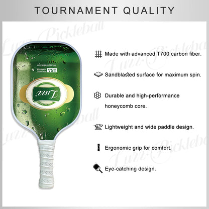 [Pre-Order] Luzzpickleball Beer Original Paddle (16mm) T700 Carbon Fiber