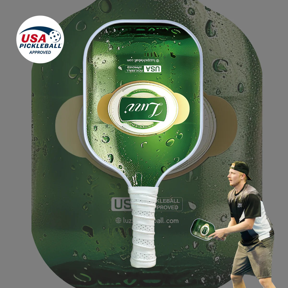 [Pre-Order] Luzzpickleball Beer Original Paddle (16mm) T700 Carbon Fiber