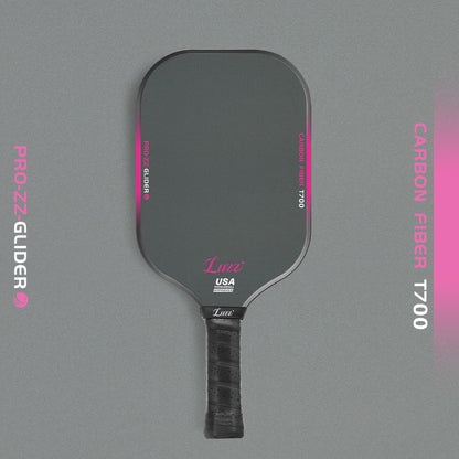 Luzzpickleball Glider Paddle T700 Carbon Friction Surface|Thermoformed