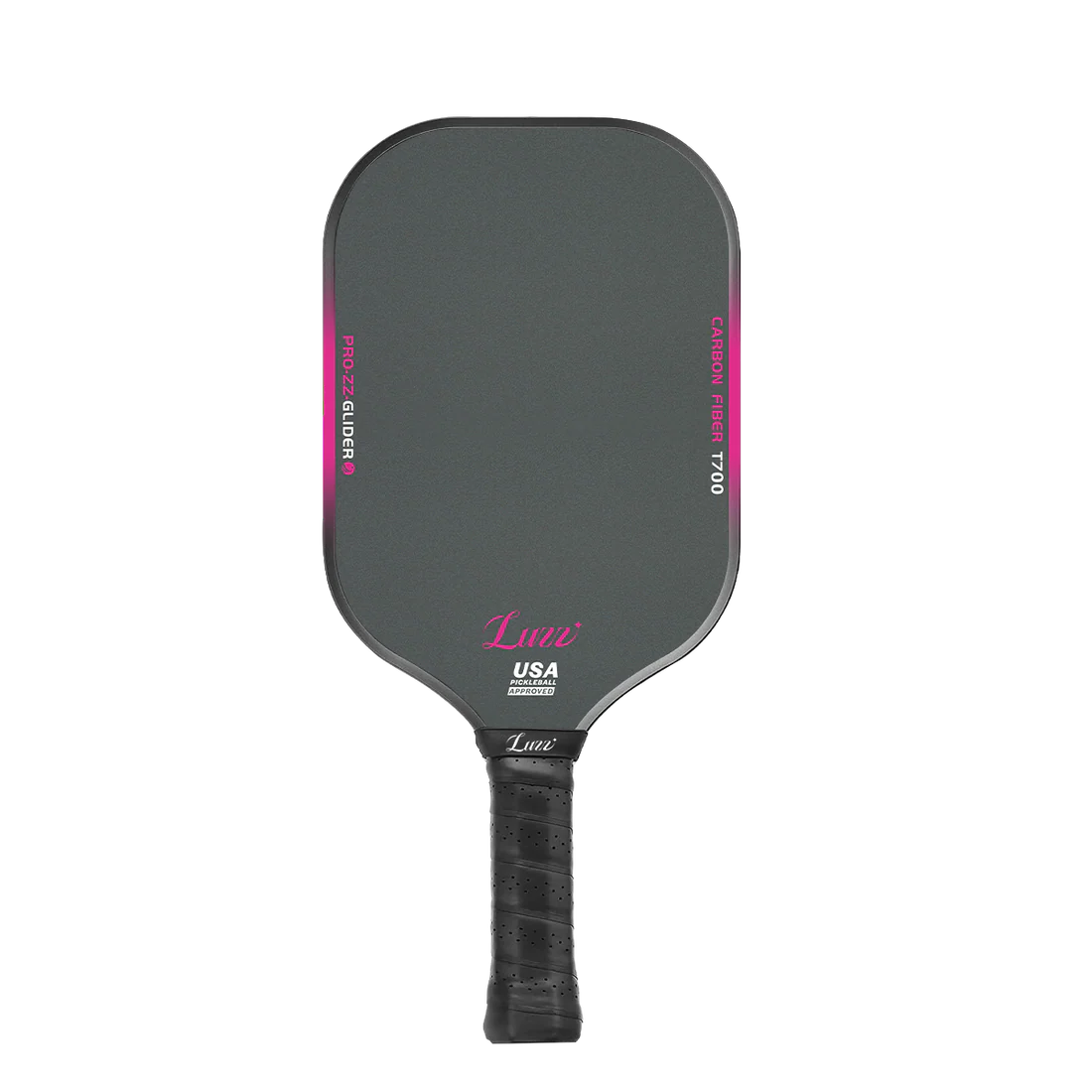 Luzzpickleball Glider Paddle T700 Carbon Friction Surface|Thermoformed