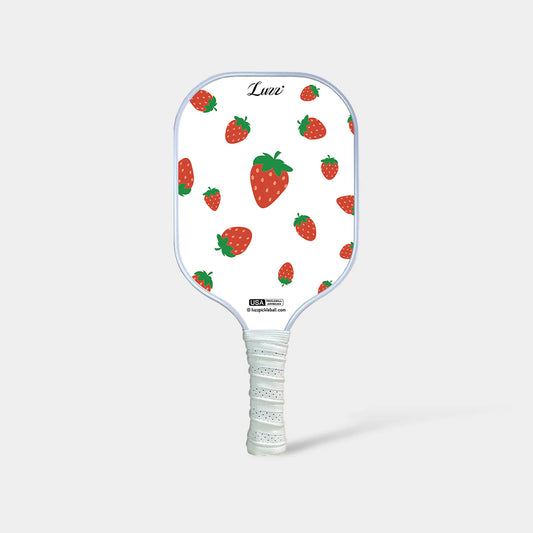 [Pre-Order] Luzzpickleball Strawberries Original Paddle (16mm) T700 Carbon Fiber