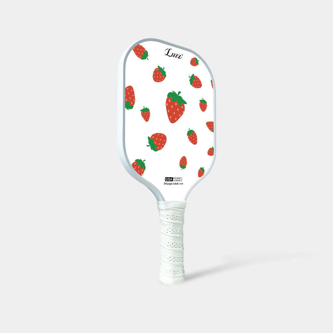 [Pre-Order] Luzzpickleball Strawberries Original Paddle (16mm) T700 Carbon Fiber