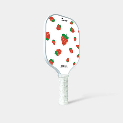 [Pre-Order] Luzzpickleball Strawberries Original Paddle (16mm) T700 Carbon Fiber