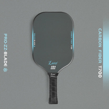 Luzzpickleball Blade Paddle(14mm) T700 Carbon Friction Surface|Thermoformed