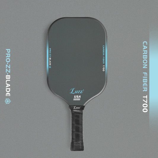 Luzzpickleball Blade Paddle(14mm) T700 Carbon Friction Surface|Thermoformed